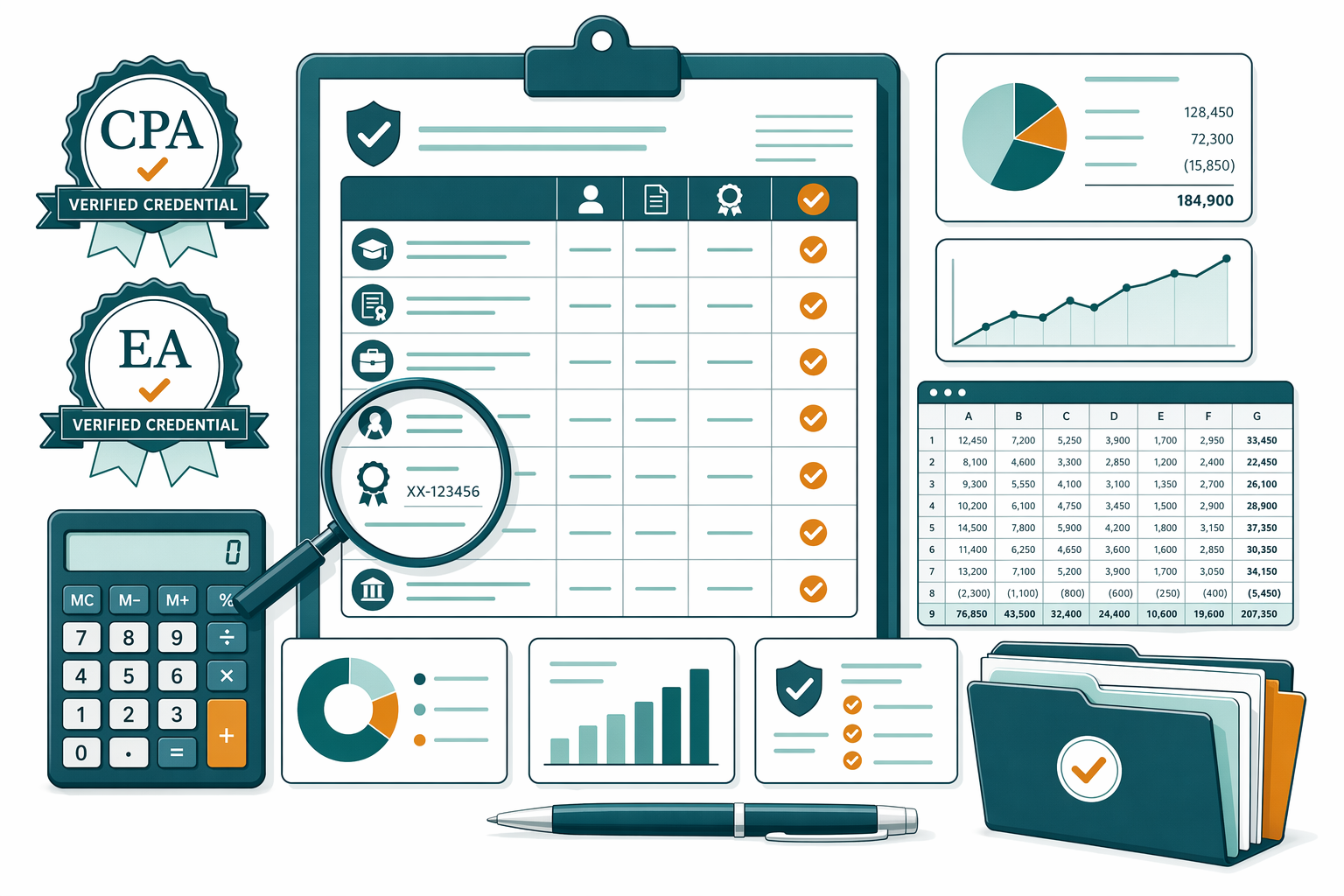 Illustration for How to Choose an Accountant